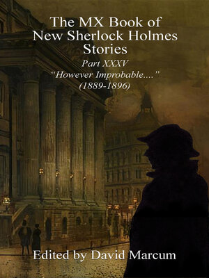 cover image of The MX Book of New Sherlock Holmes Stories, Part XXXV